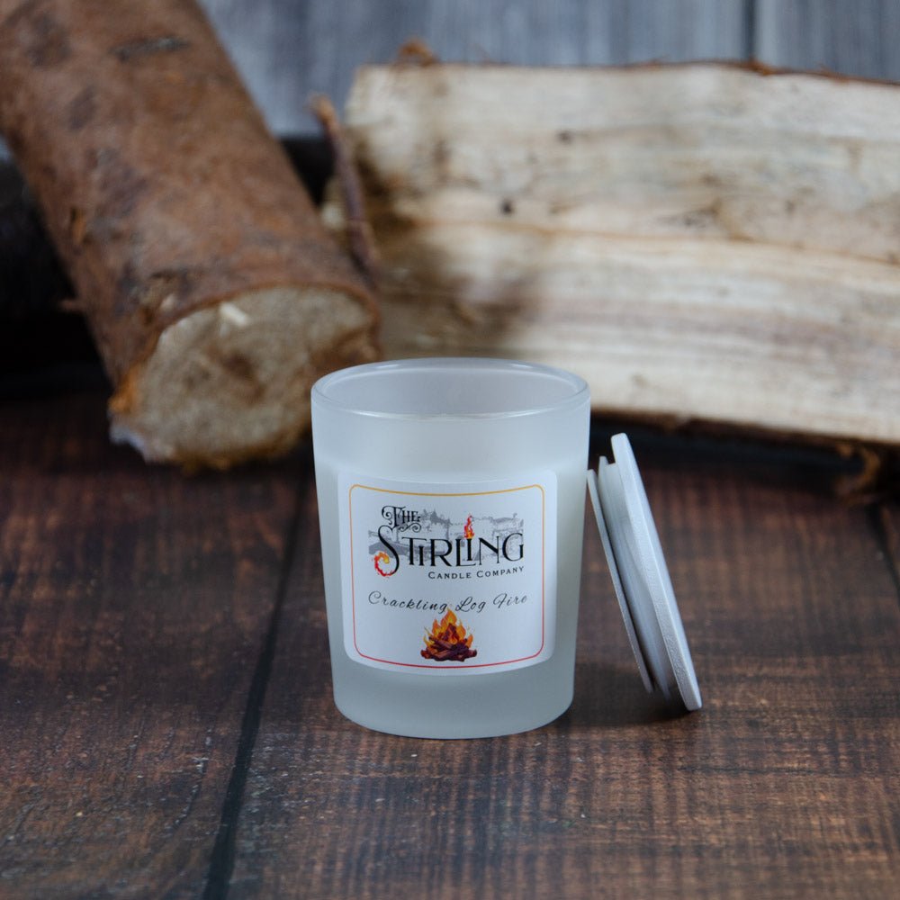 Crackling Log Fire - Small Candle - REGN