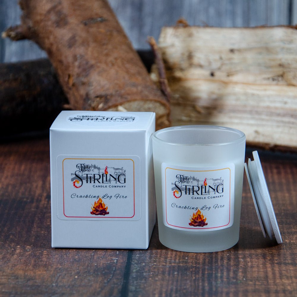 Crackling Log Fire - Small Candle - REGN