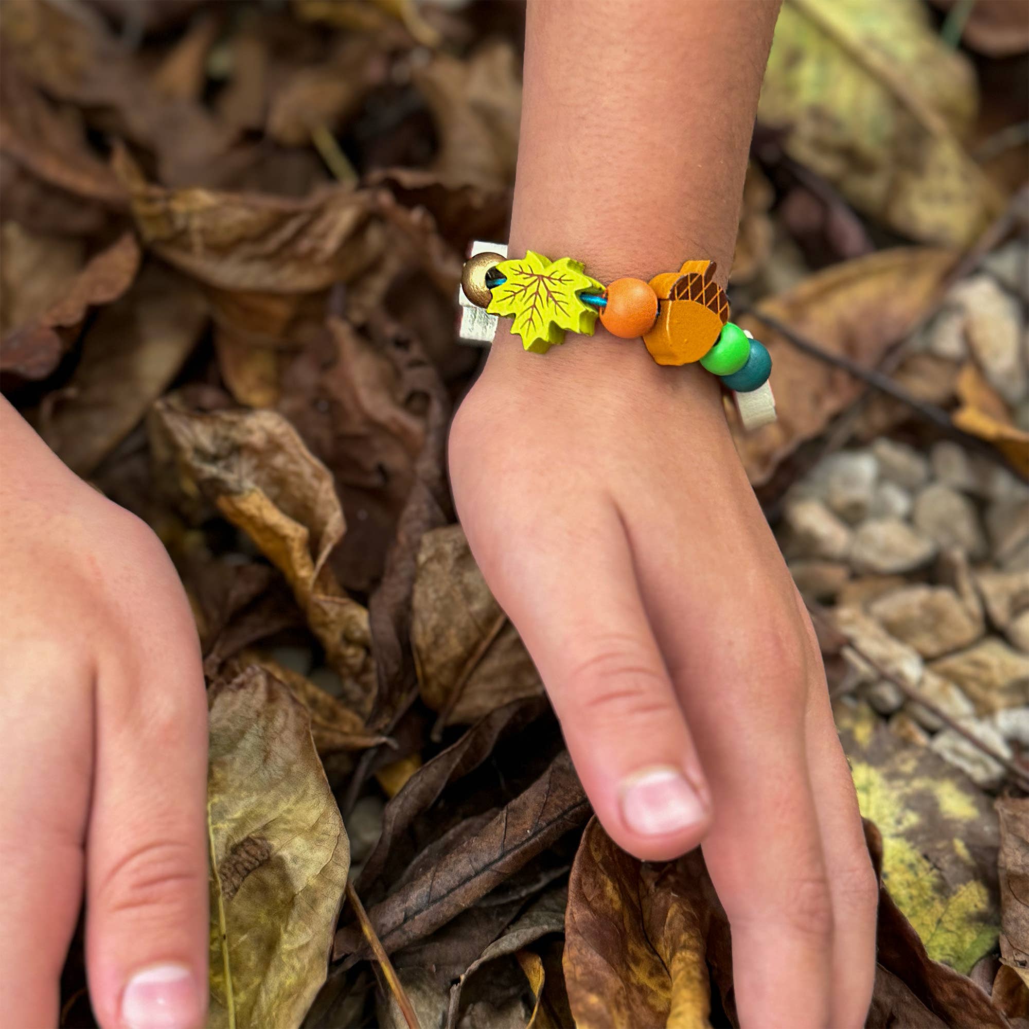 Create Your Own Forest Bracelet Craft Gift Kit in Reusable Tin - REGN