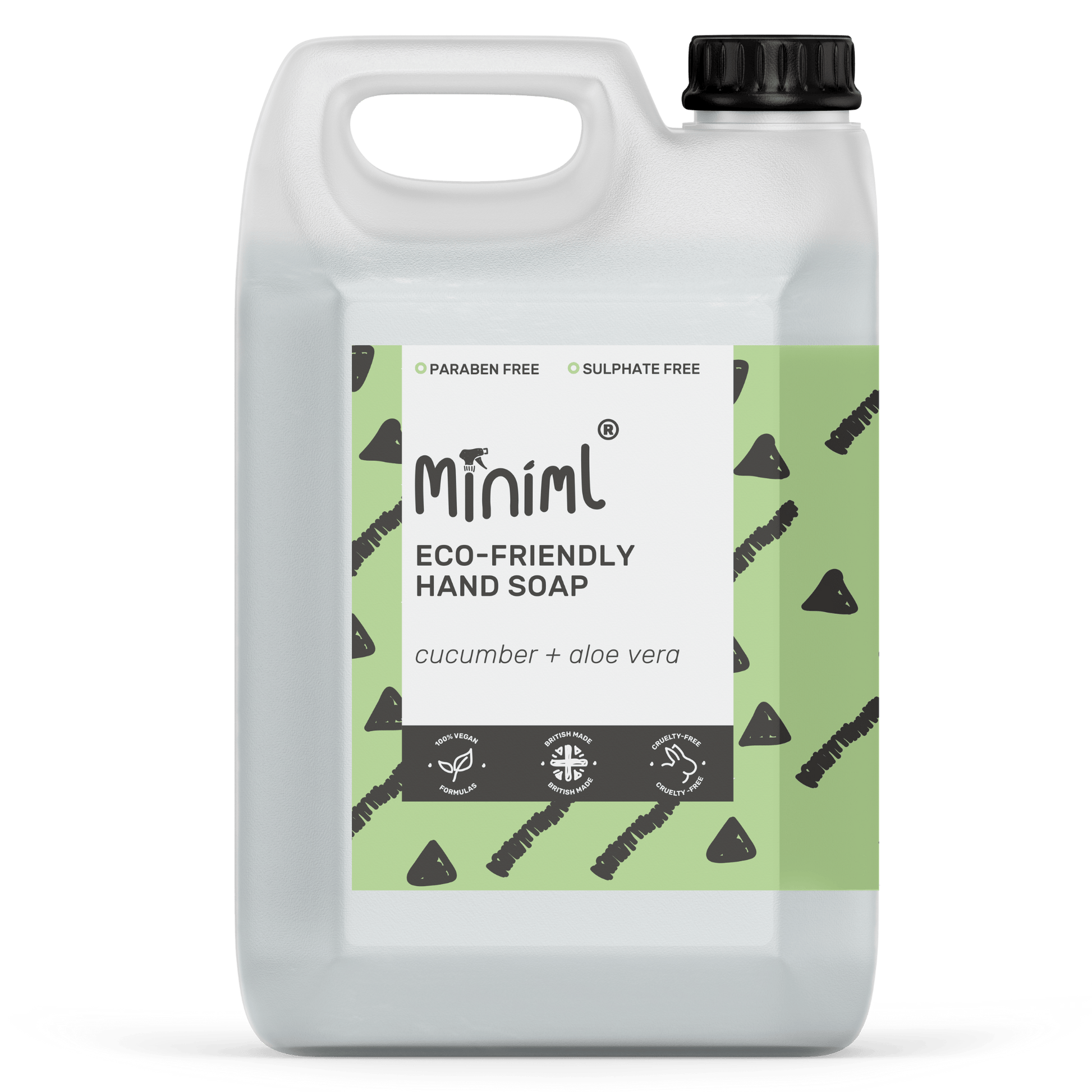 Cucumber & Aloe Vera Hand Soap – 5L Refill Gel Cleanser - REGN