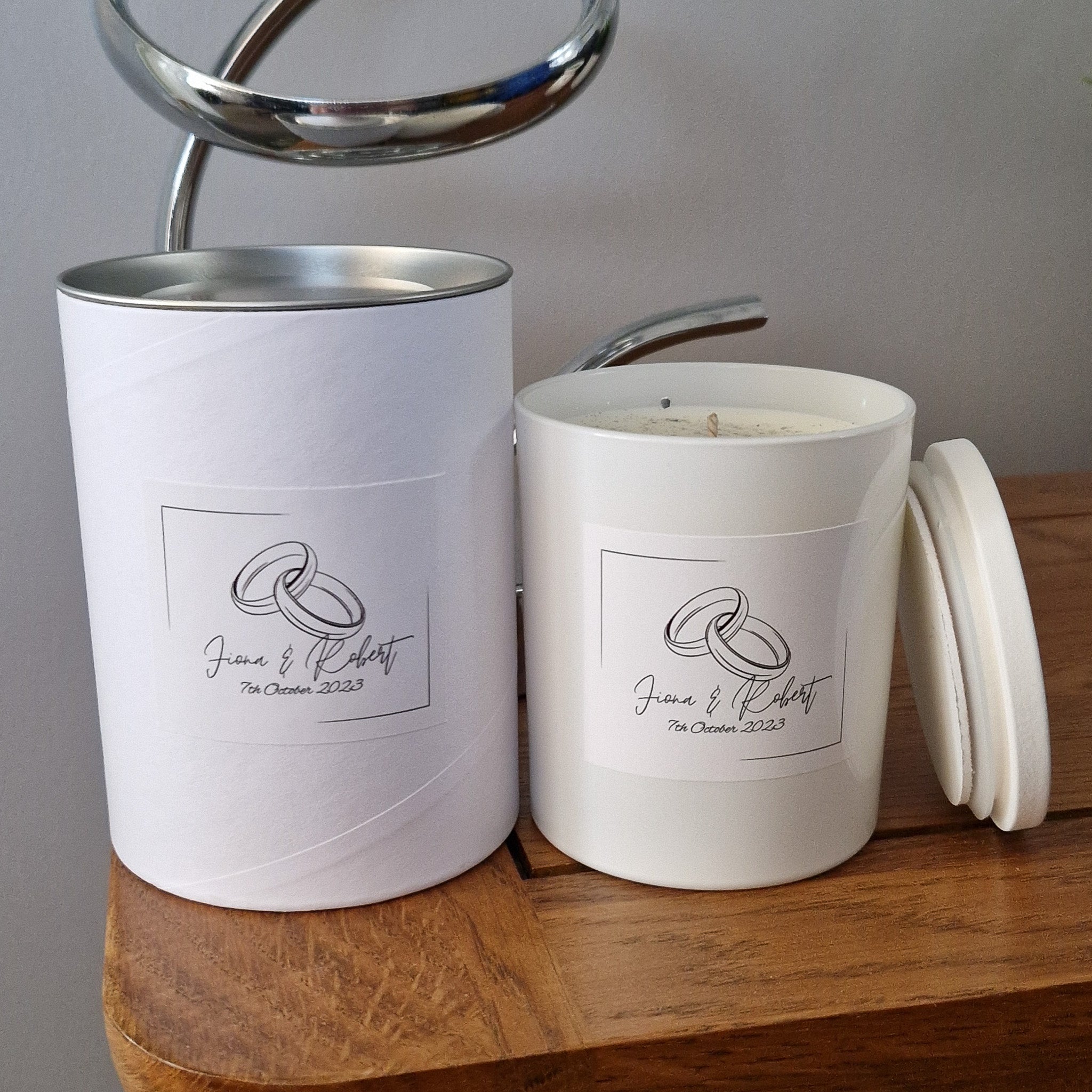 Custom Wedding Candle - Large Candle - REGN