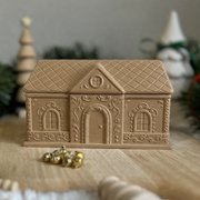 Christmas Cottage Soy Wax Candle – Gingerbread Scented | 64 Hour Burn