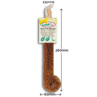 LoofCo Bottle Brush – Coconut Coir Fibre with Rubberwood Handle