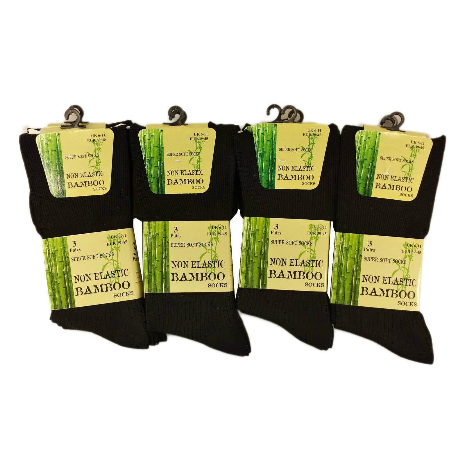 Daisy Dreamer Mens Bamboo Loose Top Socks 6 Pairs Moisture Wicking Anti Bacterial - REGN