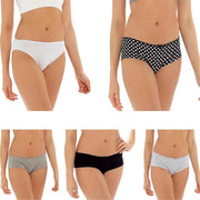 Daisy Dreamer Pack Of 10 Womens Cotton Briefs Underwear Shorts With Stretch Waistband - REGN