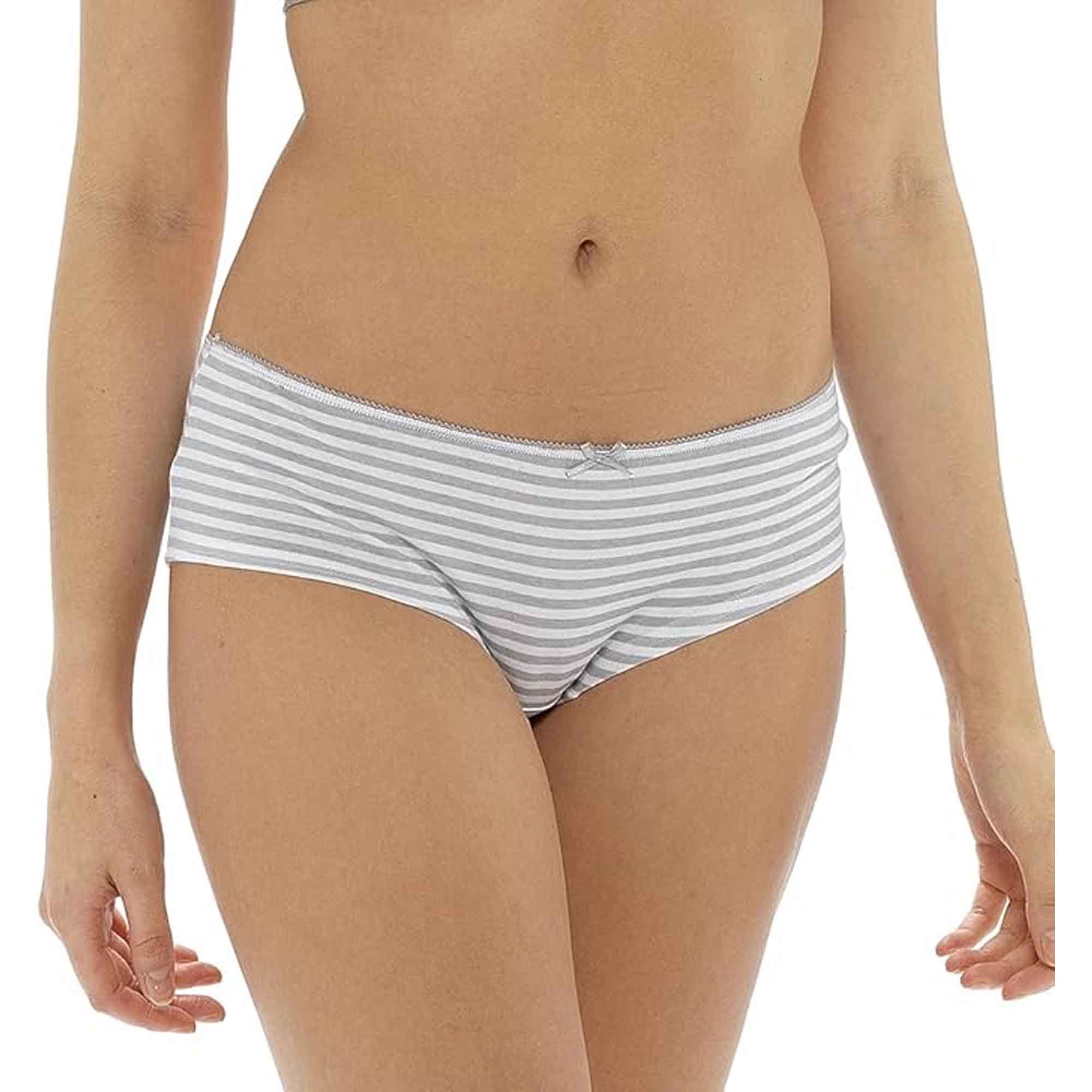 Daisy Dreamer Pack Of 10 Womens Cotton Briefs Underwear Shorts With Stretch Waistband - REGN