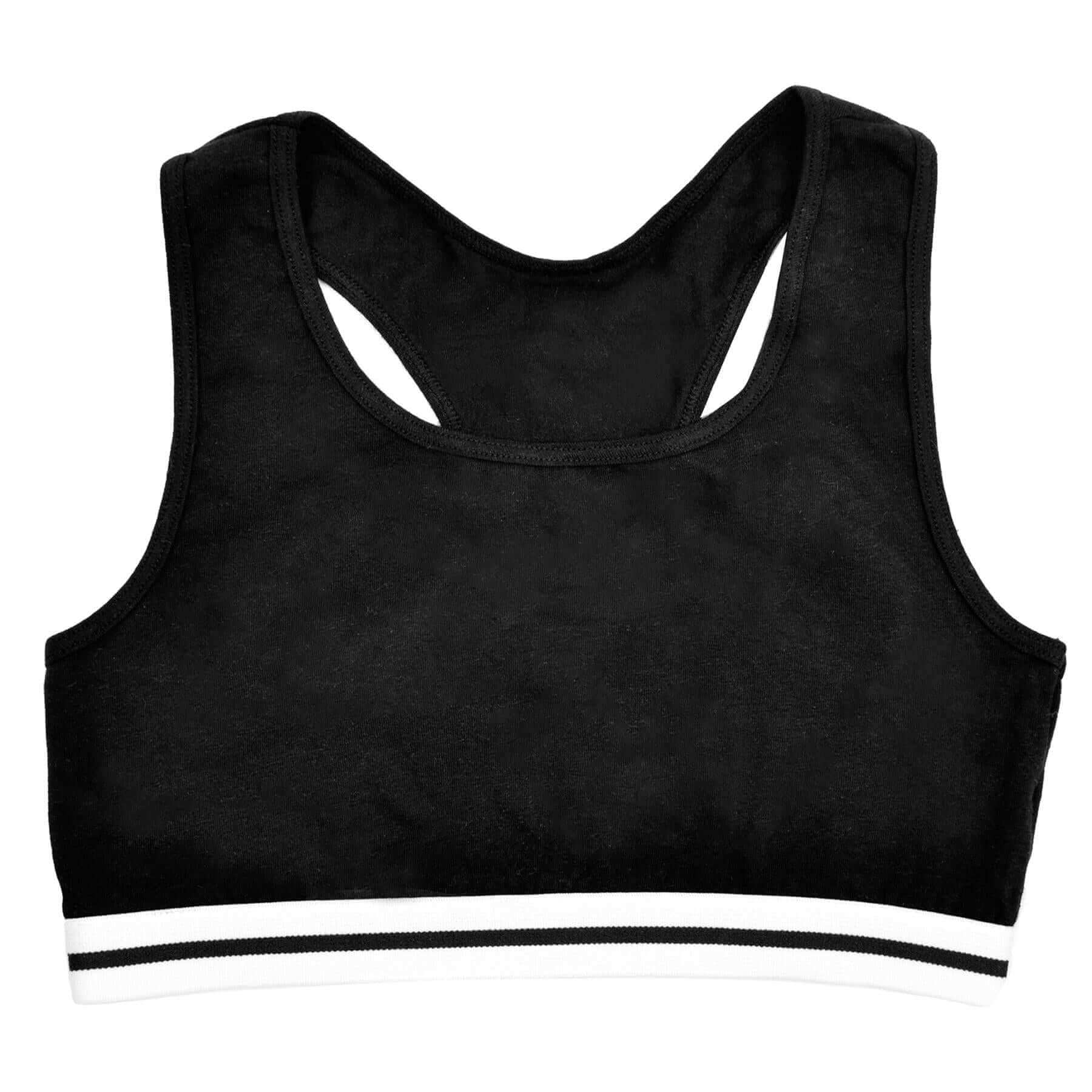 Daisy Dreamer Pack Of 4 Girls Racer Back Seamless Sports Bralettes Crop Top Training Bras - REGN