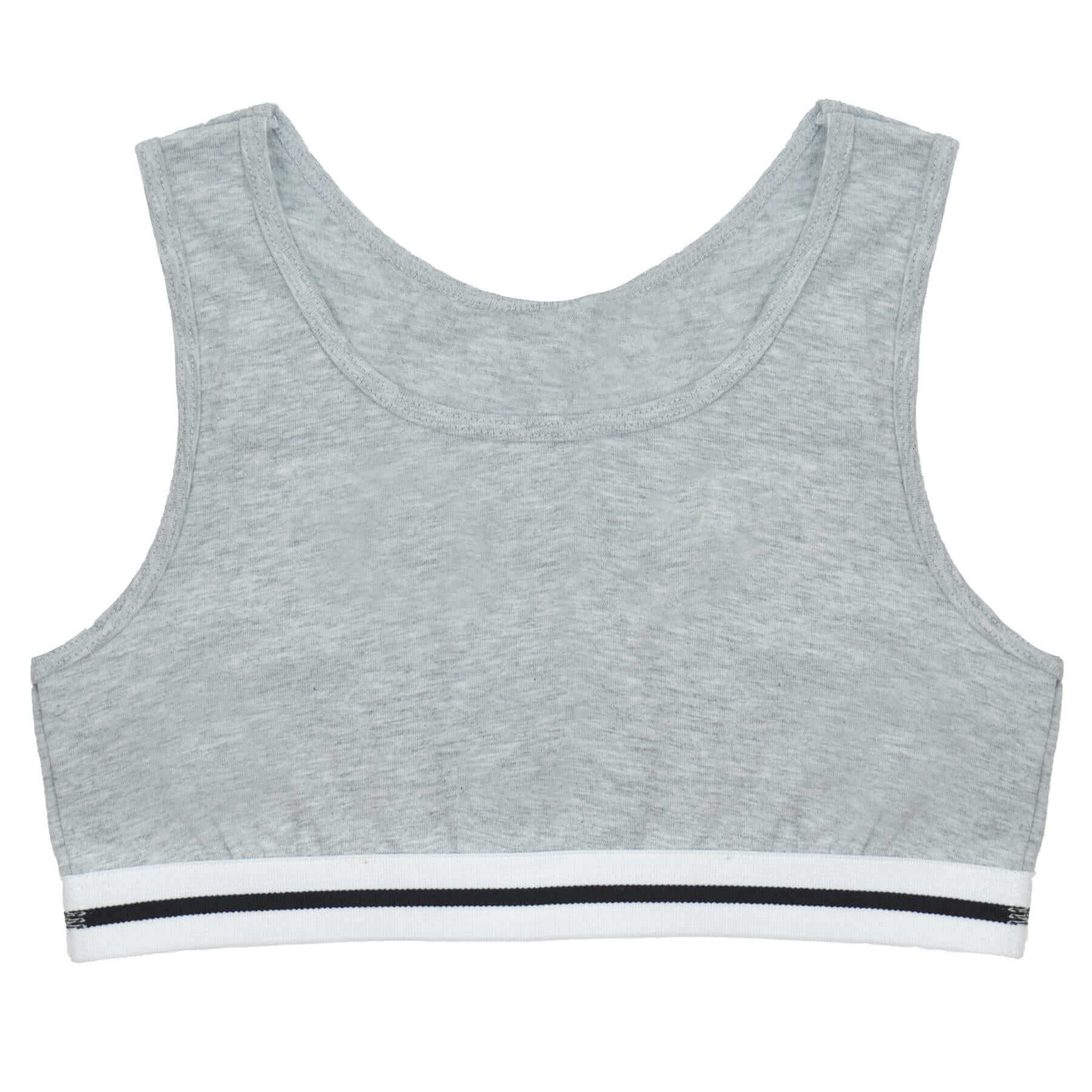 Daisy Dreamer Pack Of 4 Girls Racer Back Seamless Sports Bralettes Crop Top Training Bras - REGN