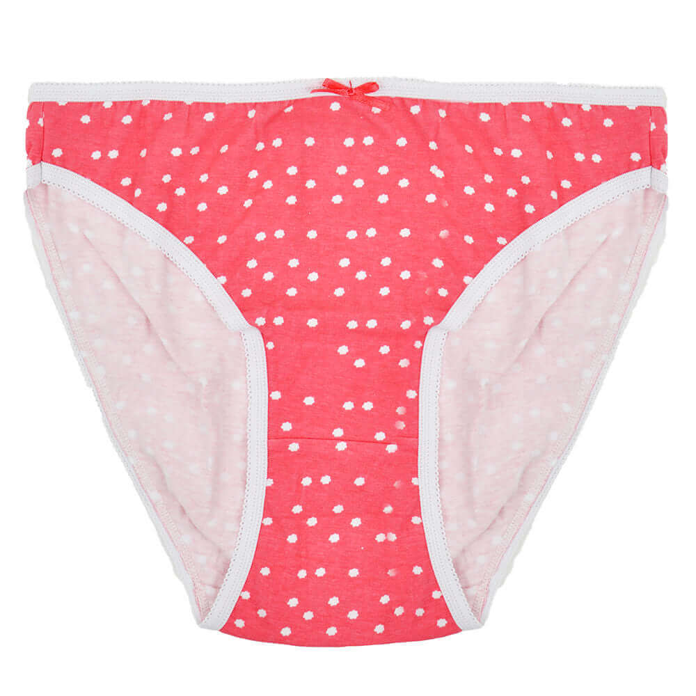 Daisy Dreamer Women's High Leg Cotton Briefs Pack Of 10 Assorted Colours Breathable - REGN