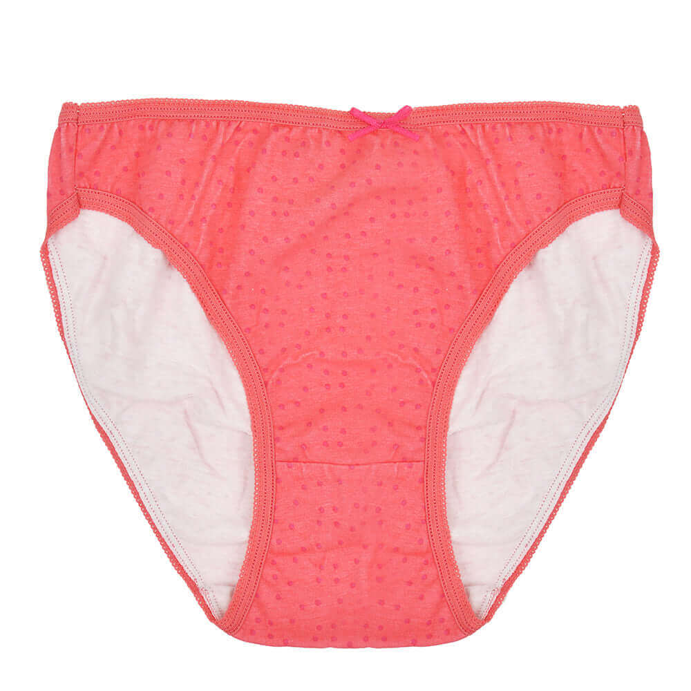 Daisy Dreamer Women's High Leg Cotton Briefs Pack Of 10 Assorted Colours Breathable - REGN