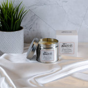 Dark Honey & Sandalwood - Travel Tin Candle - Wooden Wick - REGN