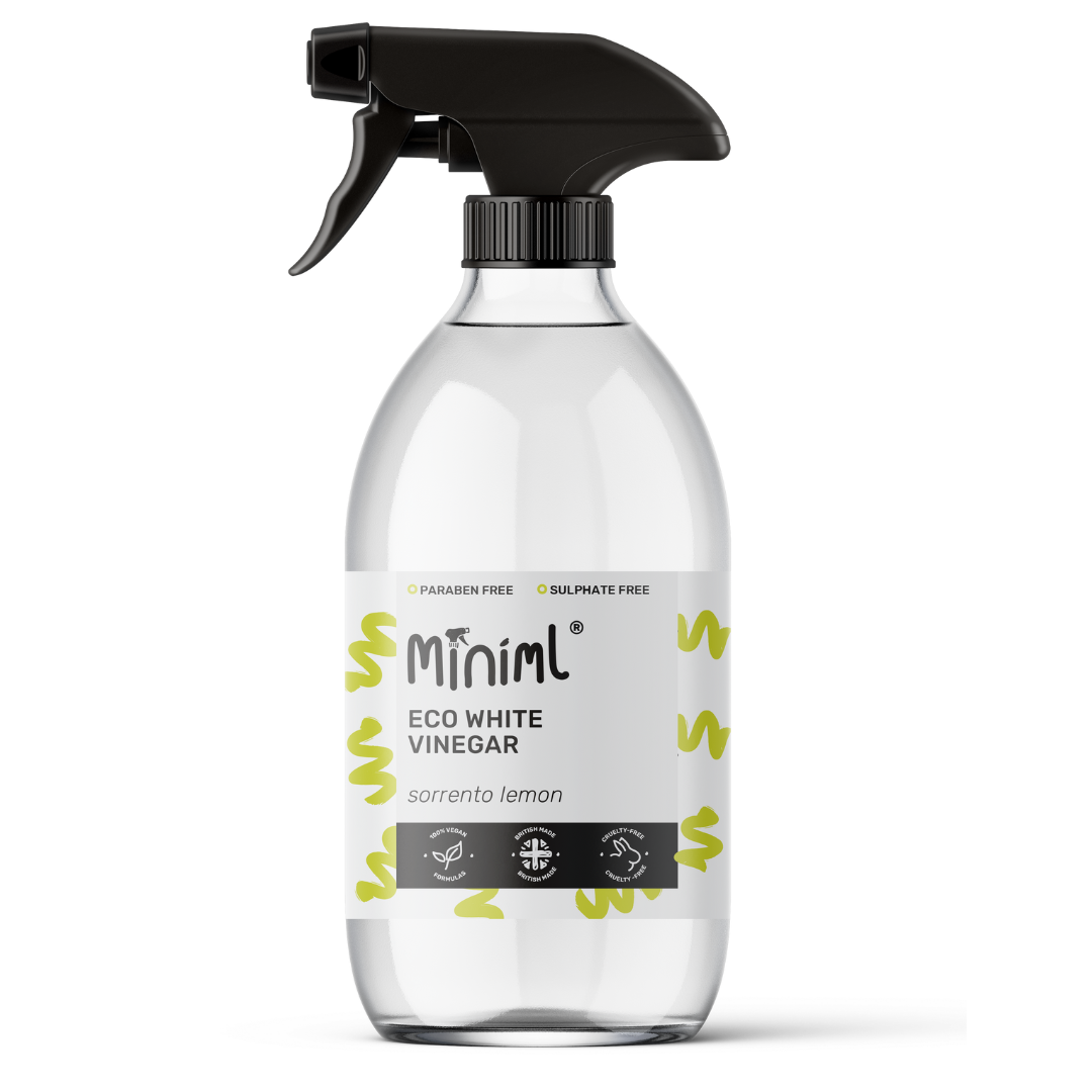 Sorrento Lemon White Vinegar – 500ml Refillable Glass Multi-Purpose Cleaner