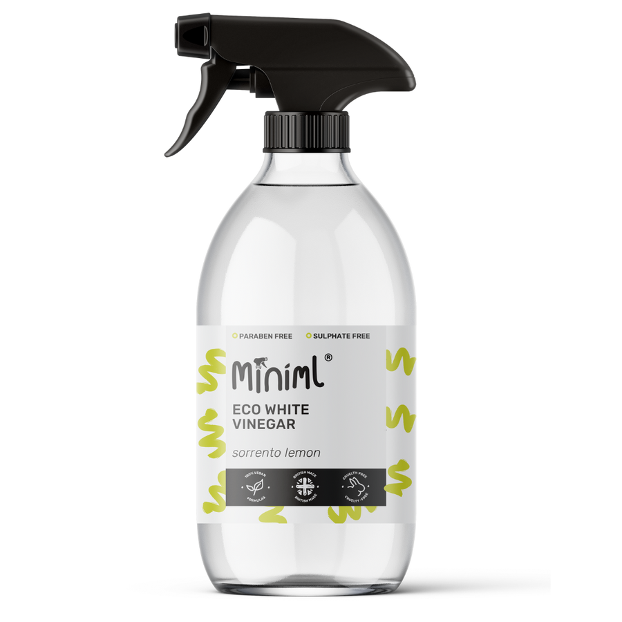 Sorrento Lemon White Vinegar – 500ml Refillable Glass Multi-Purpose Cleaner