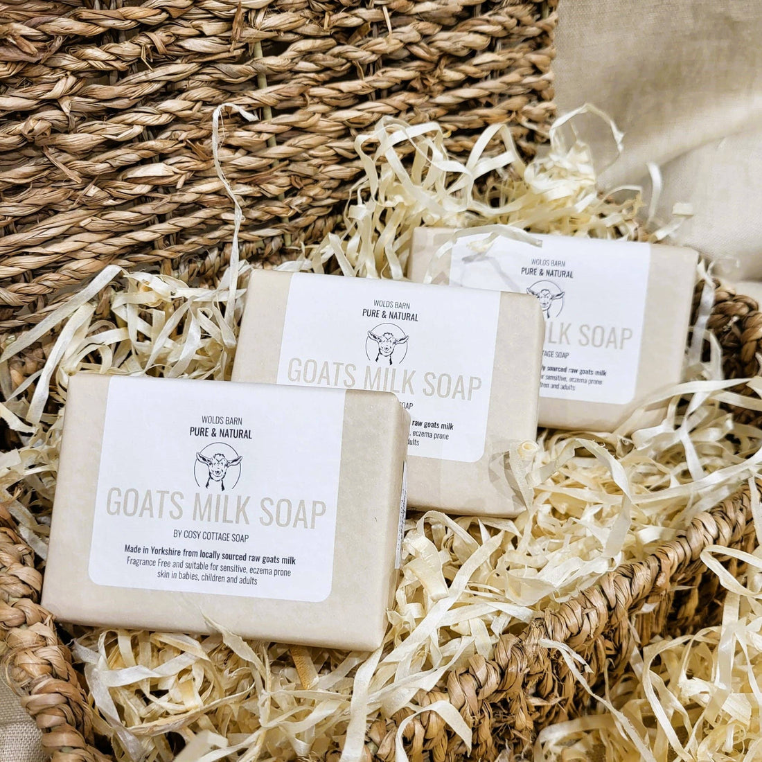 Goats Milk Soap – Natural Gentle Bars for Babies, Children & Adults