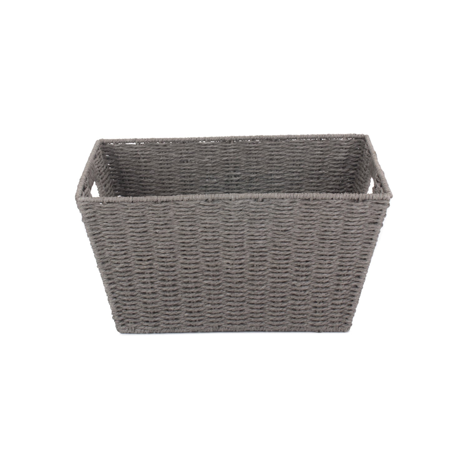 Deep Grey Paper Rope Tray Basket - Large - REGN