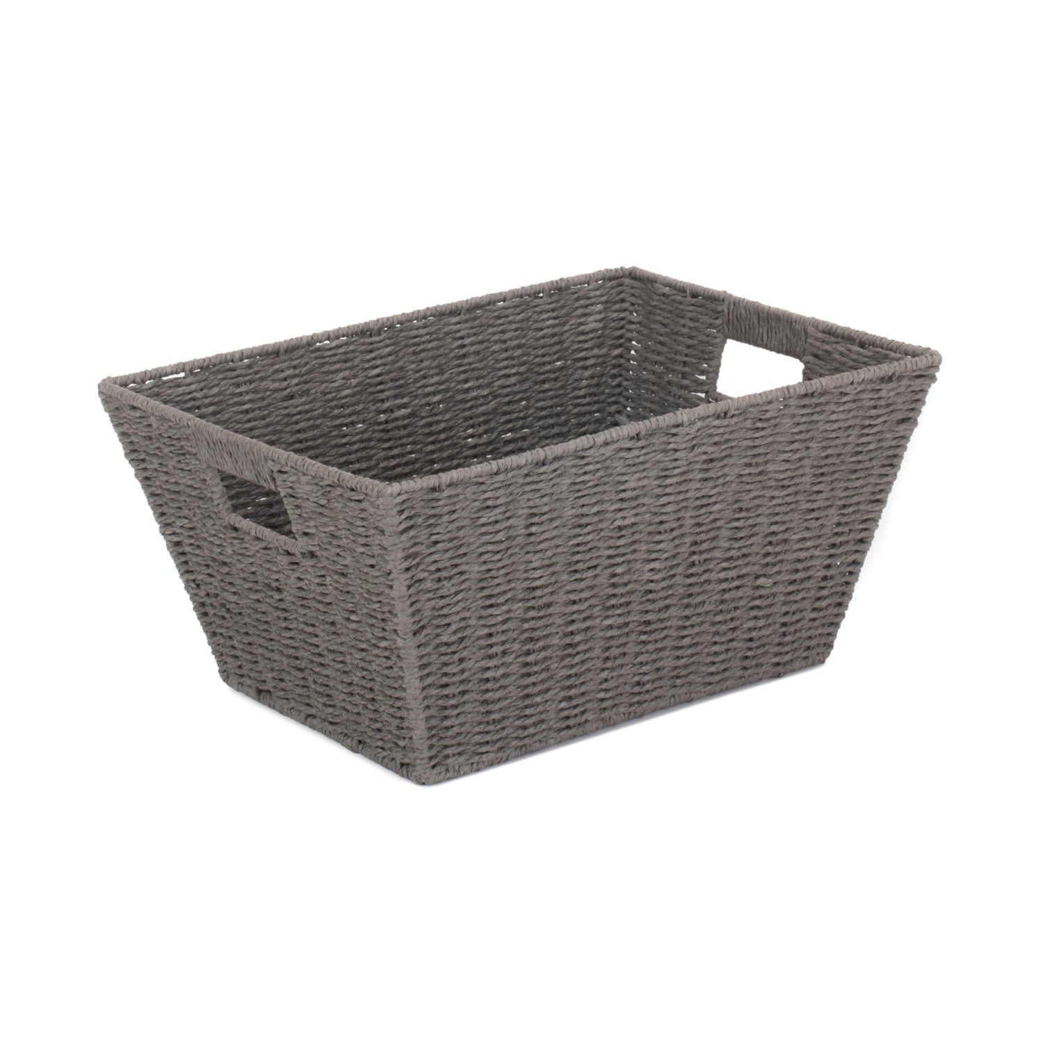 Deep Grey Paper Rope Tray Basket - Large - REGN