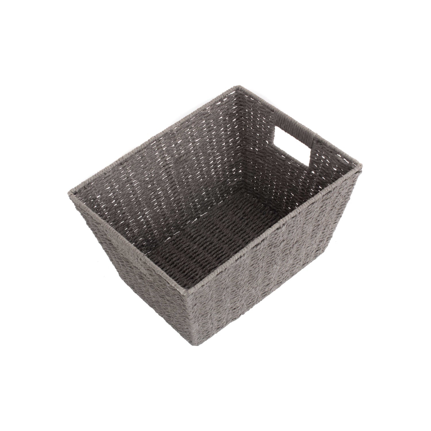 Deep Grey Paper Rope Tray Basket - Small - REGN