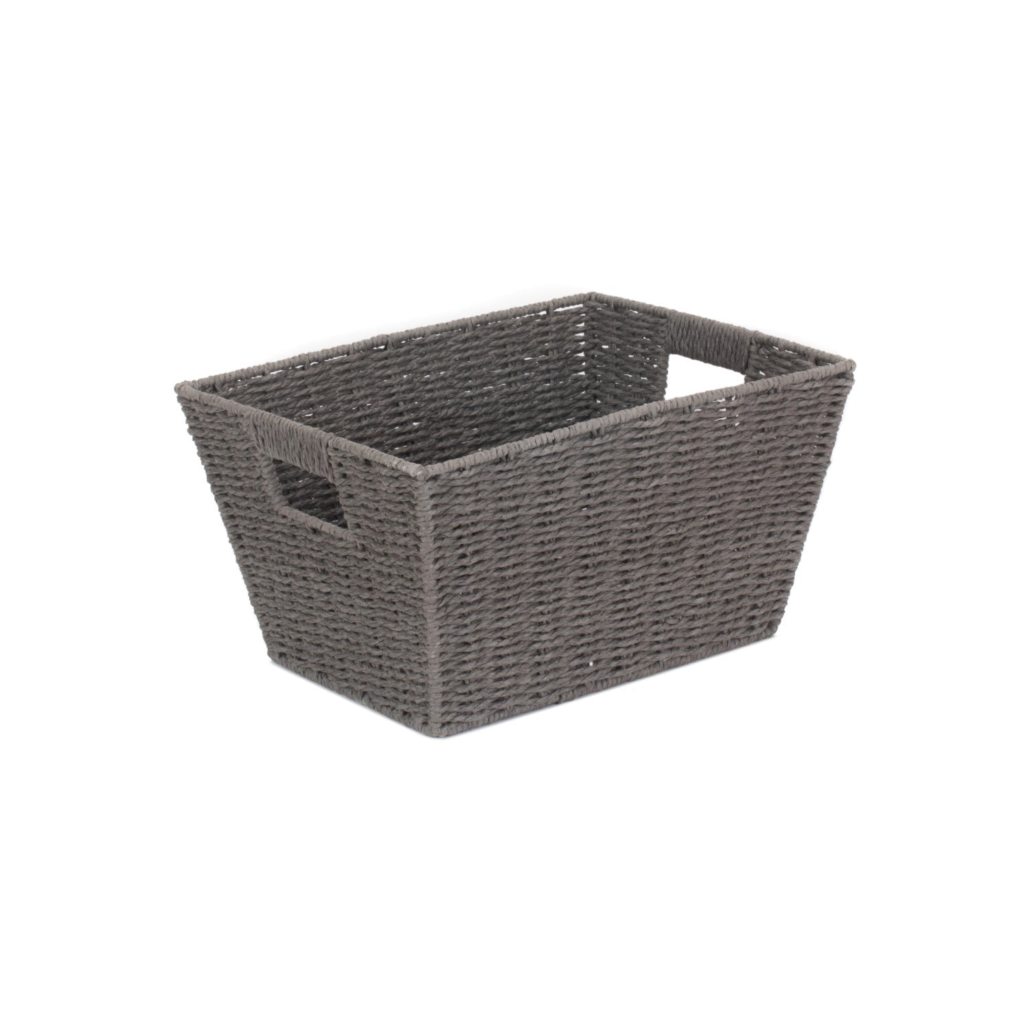 Deep Grey Paper Rope Tray Basket - Small - REGN