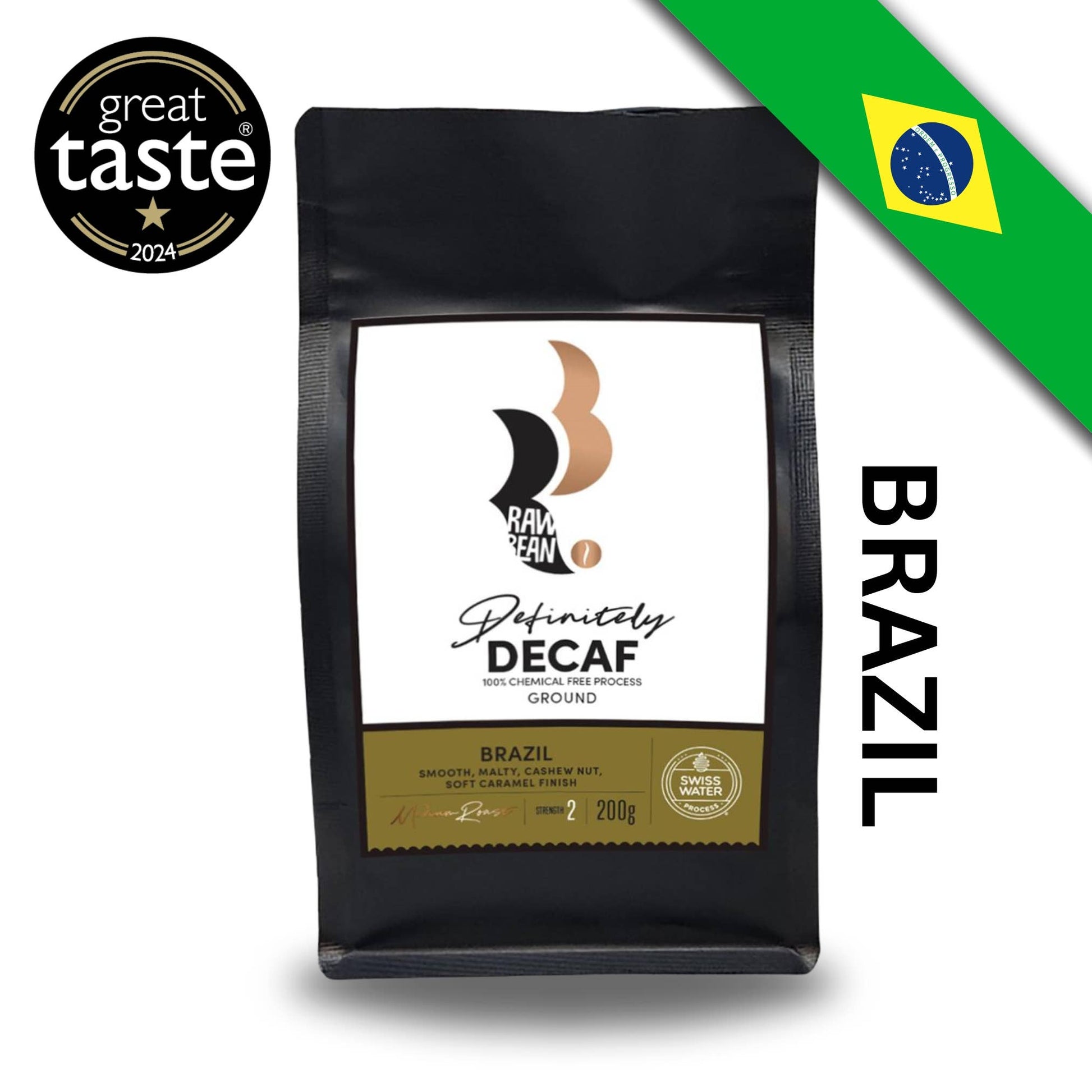 Definitely Decaf Brazilian Oberon Ground Coffee 200g - REGN