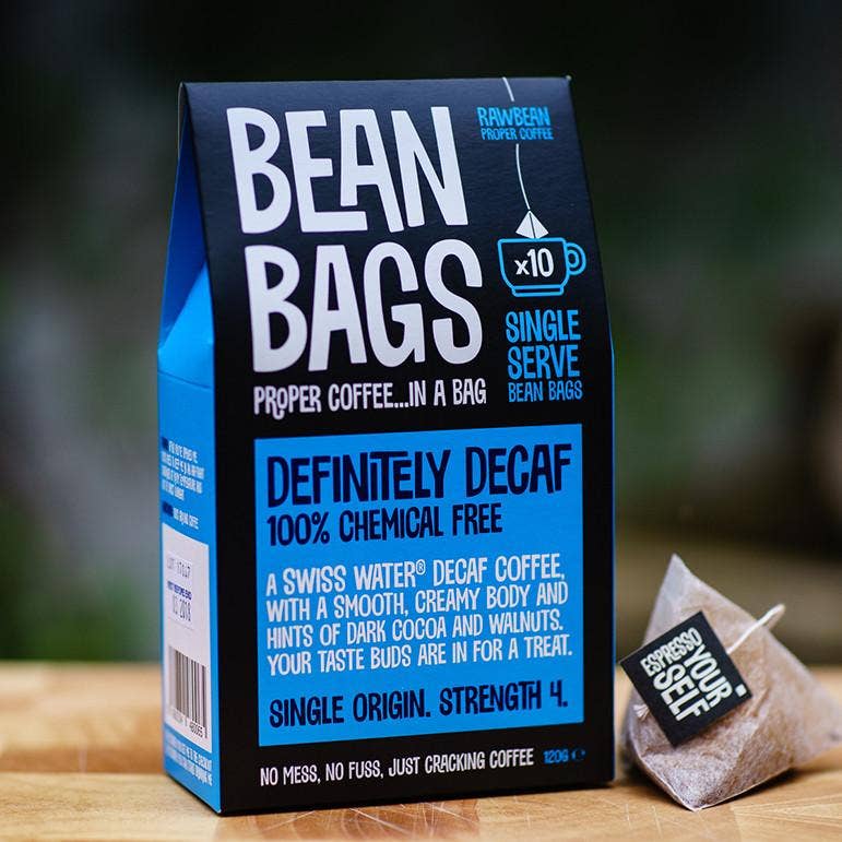 Definitely Decaffeinated Coffee Bean Bags x10 - REGN