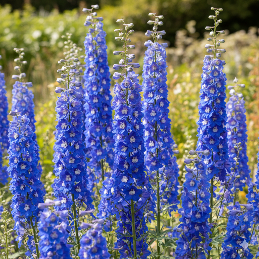 Delphinium Pacific Giant Summer Skies - REGN