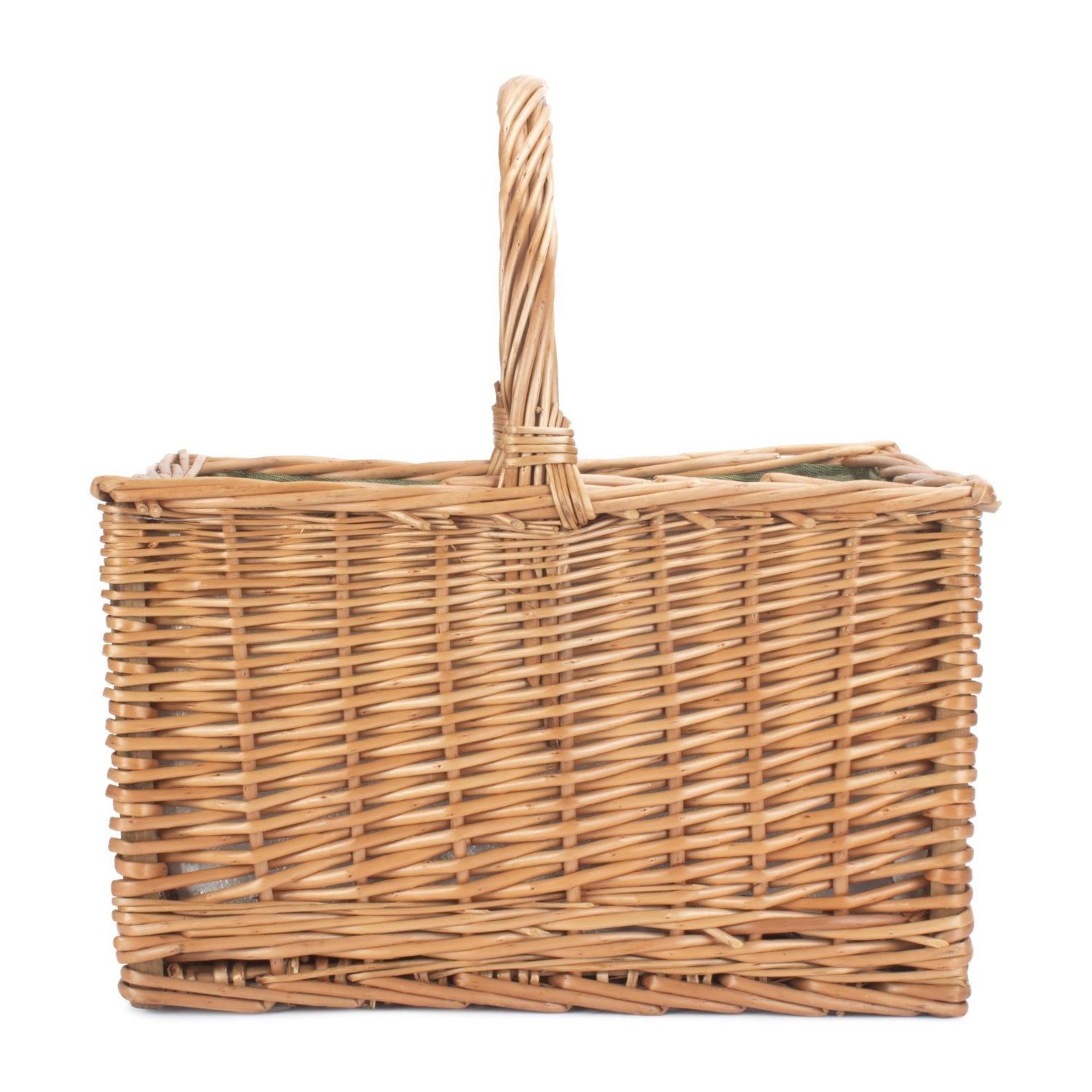 Deluxe Butcher's Basket With Green Tweed Cooler Bag - REGN