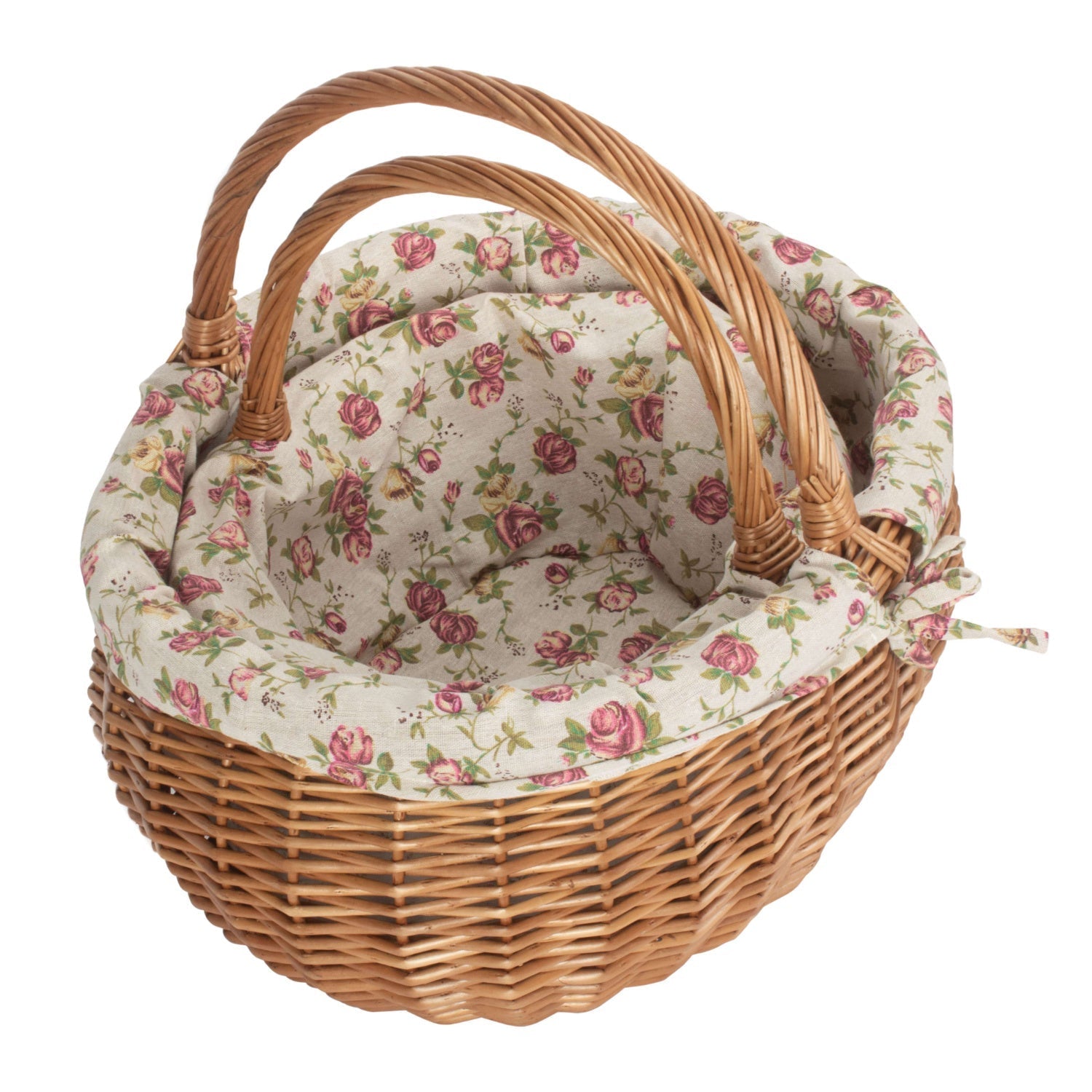Deluxe Shopper With Garden Rose Lining Set 2 - REGN