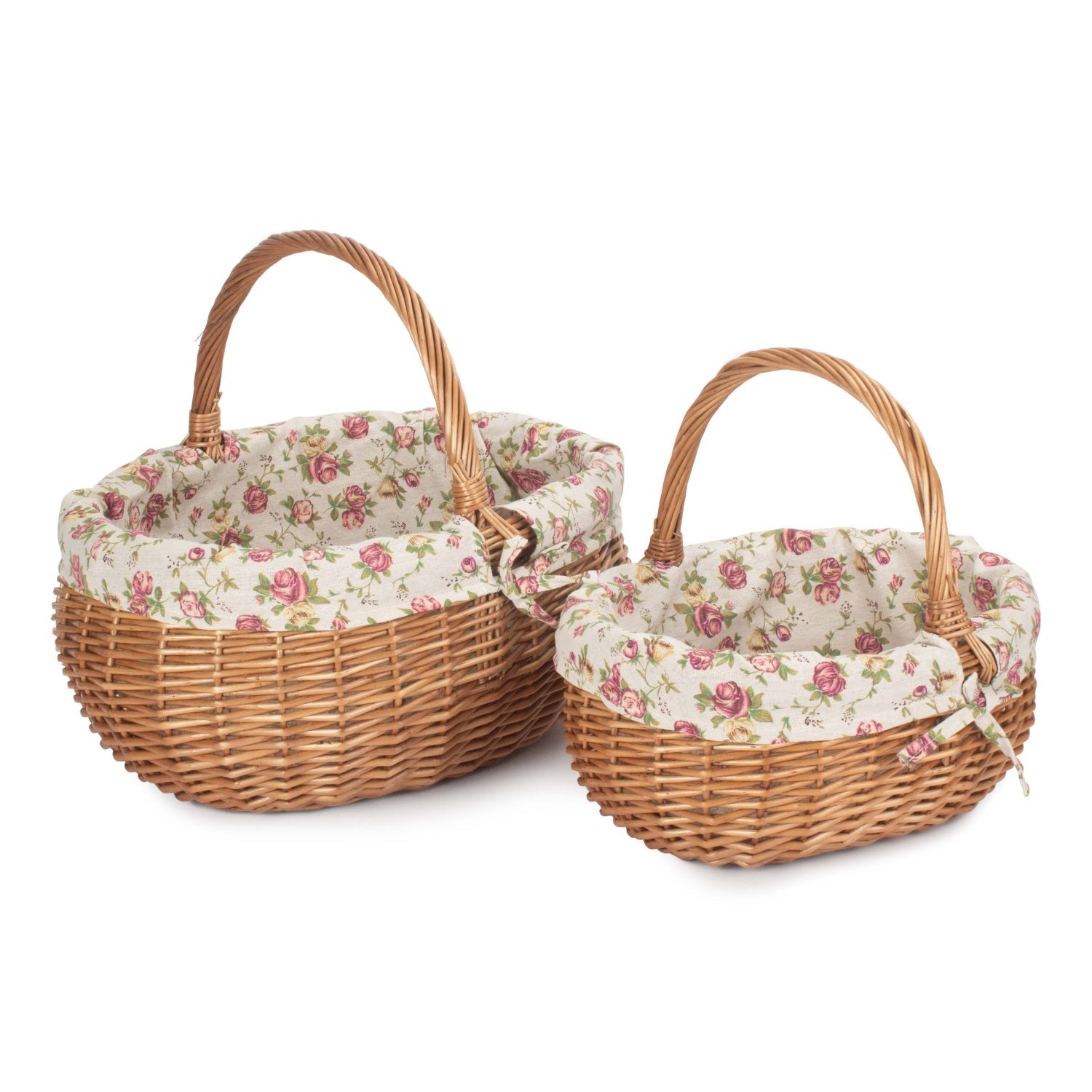 Deluxe Shopper With Garden Rose Lining Set 2 - REGN
