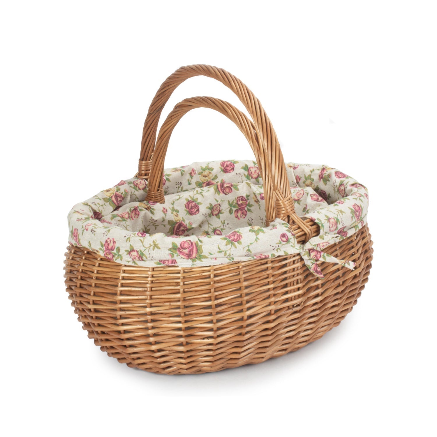 Deluxe Shopper With Garden Rose Lining Set 2 - REGN