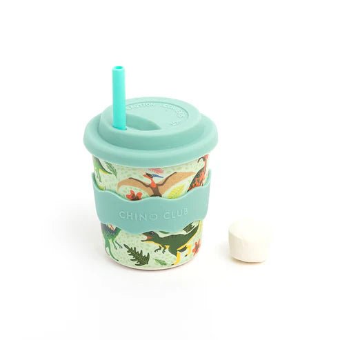 Dinosaur Babychino Cup 8oz (STRAW INCLUDED) - REGN