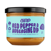 Dipp Red Pepper & Aubergine Dip 350g – Smoky Mediterranean Dip with No Artificial Preservatives - REGN