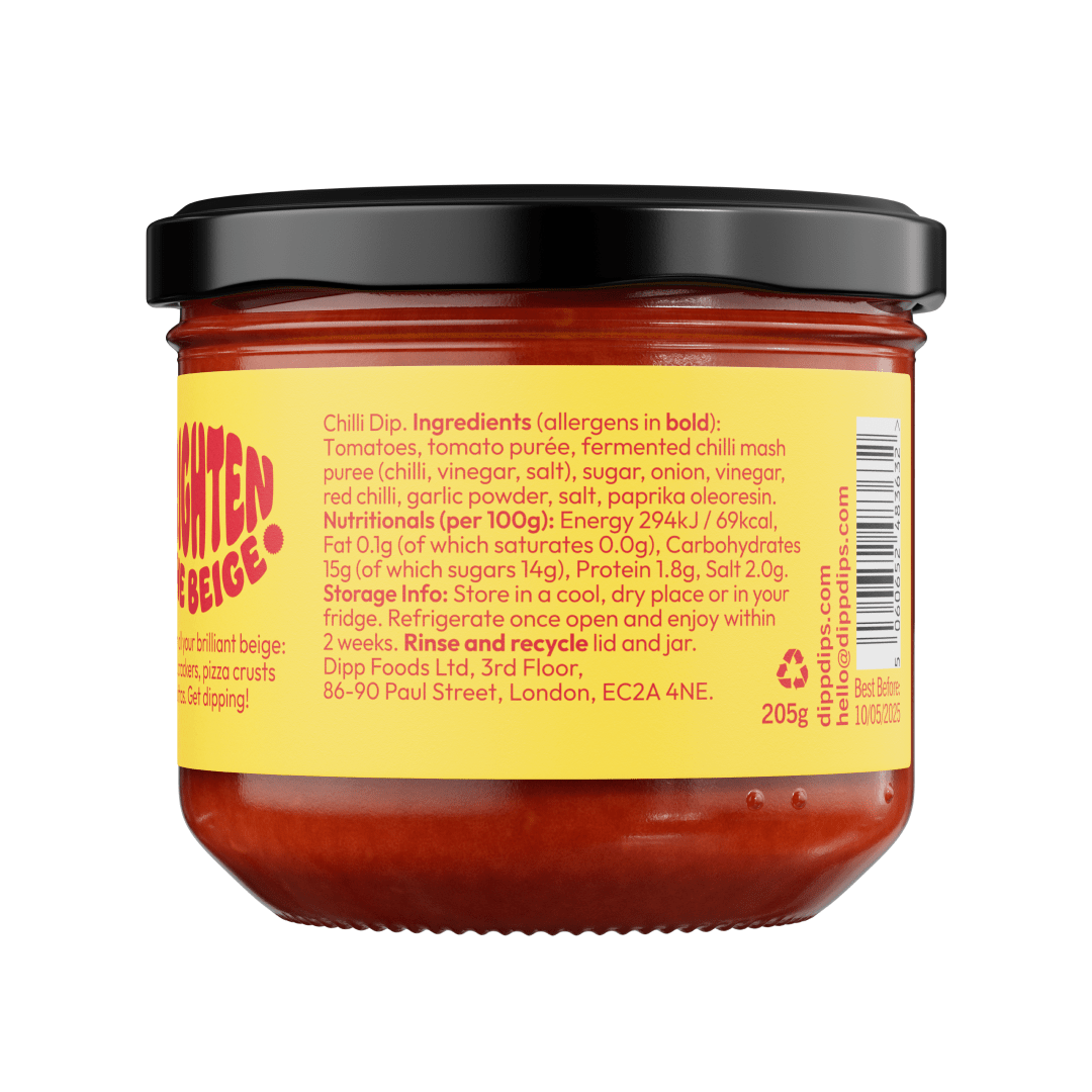 Dipp Spicy Sriracha Chilli Dip 350g – Hot Chilli Dip with No Artificial Preservatives - REGN
