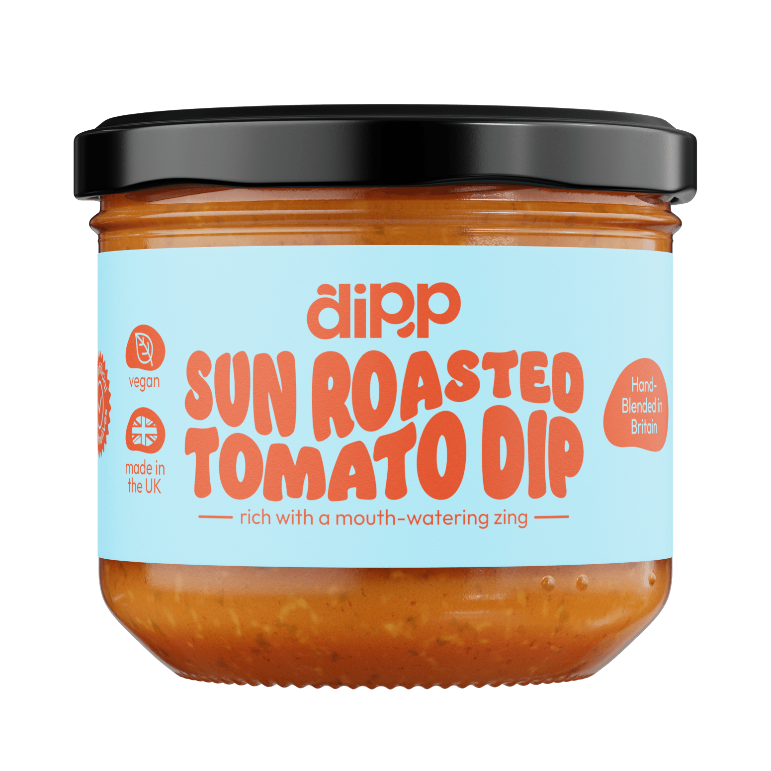 Dipp Sun Roasted Tomato Dip 350g – Rich Tomato Dip with No Artificial Preservatives - REGN