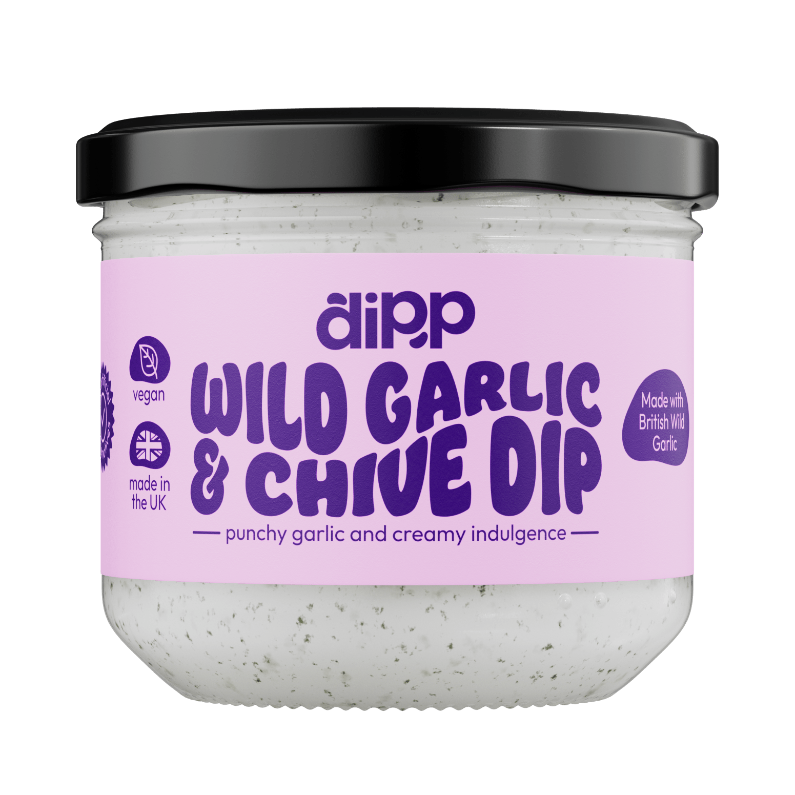 Dipp Wild Garlic & Chive Dip 350g with No Artificial Preservatives - REGN