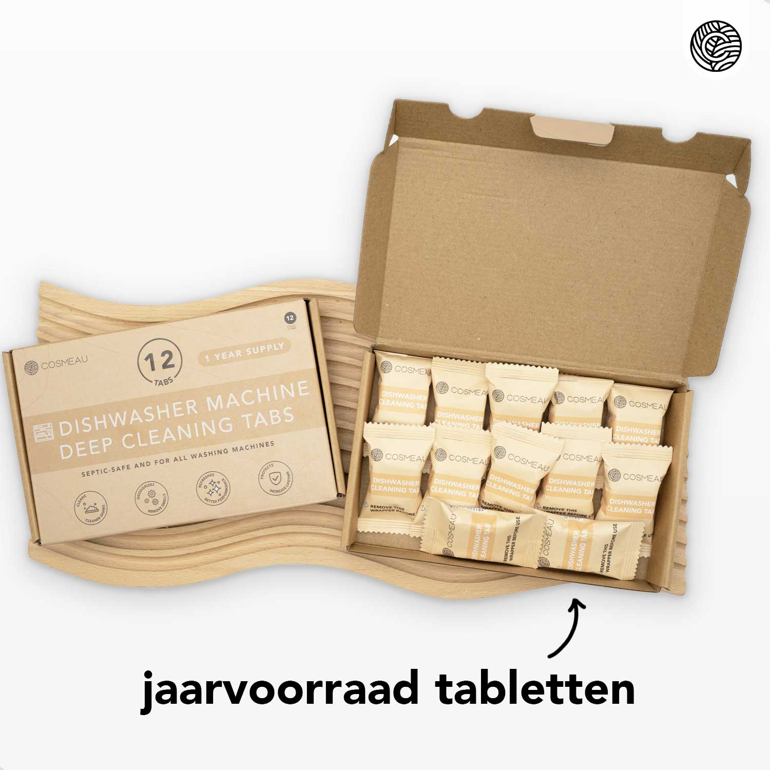 Dishwasher Deep Cleaning Tablets – 12 Pack for Fresh & Efficient Machines - REGN