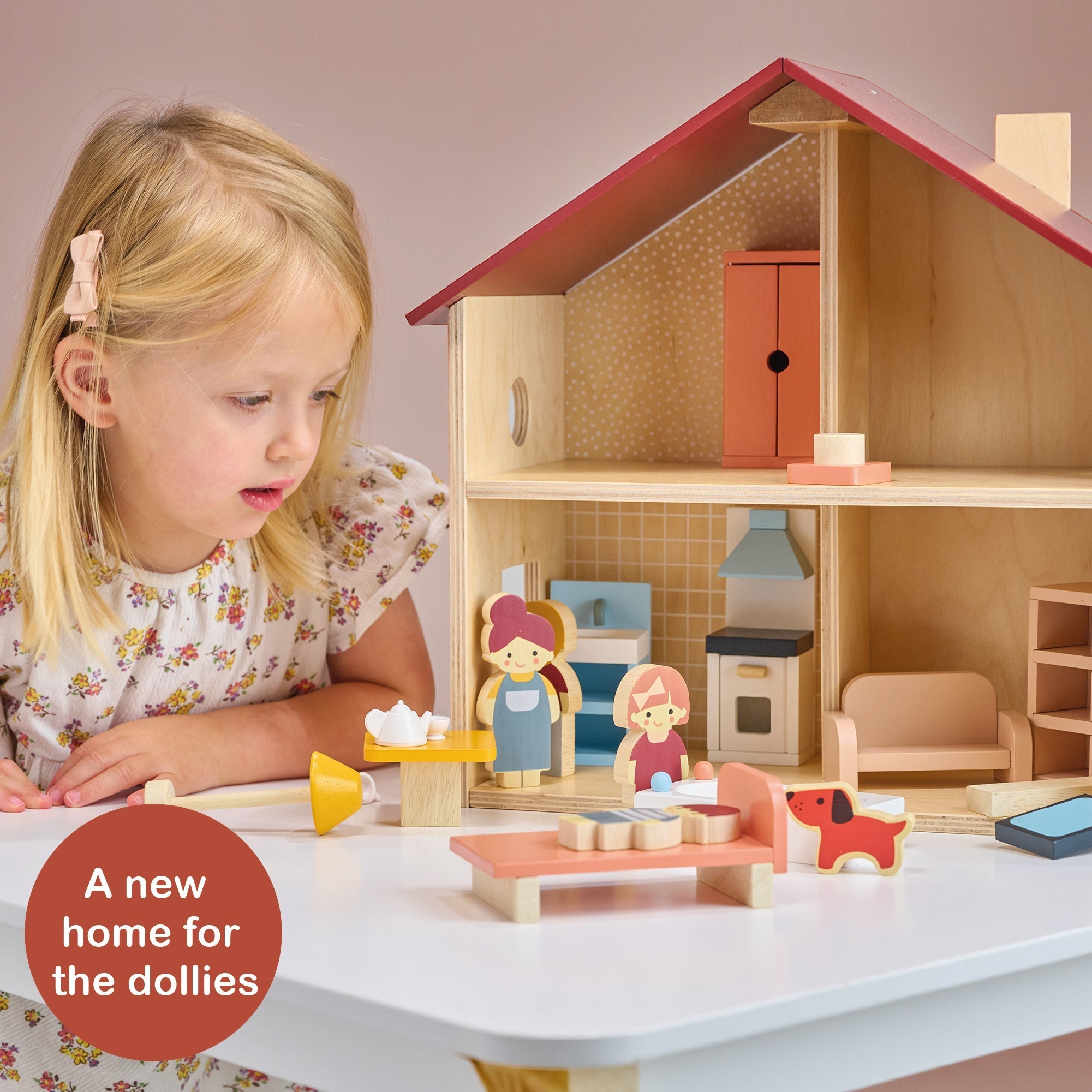 Doll Family With Dog - REGN