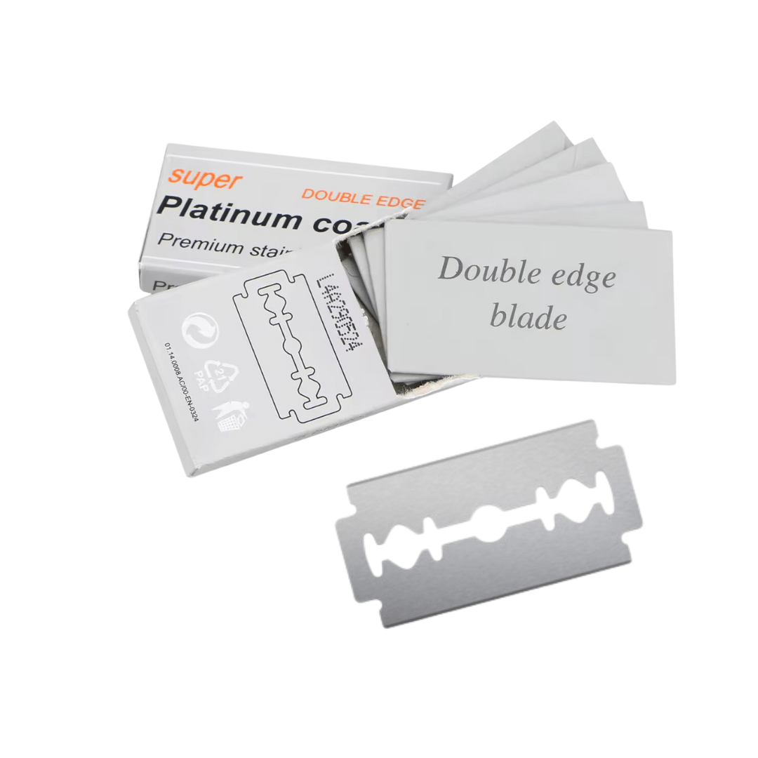 Double Edge Safety Razor Blades - Single Eco Blade Safety Razor Blades, 5 Pack - REGN