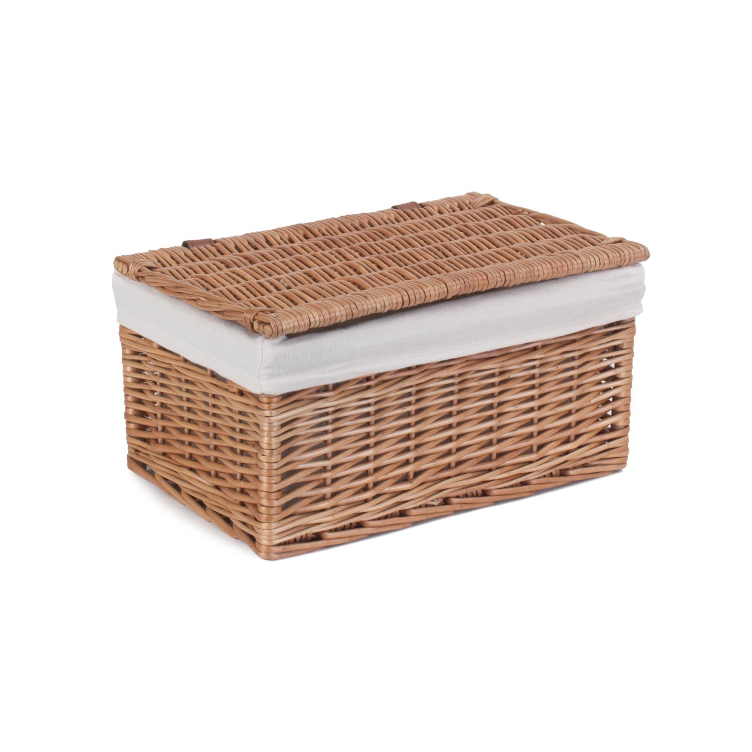 Double Steamed Storage Willow Hamper with White Lining Set 3 - REGN