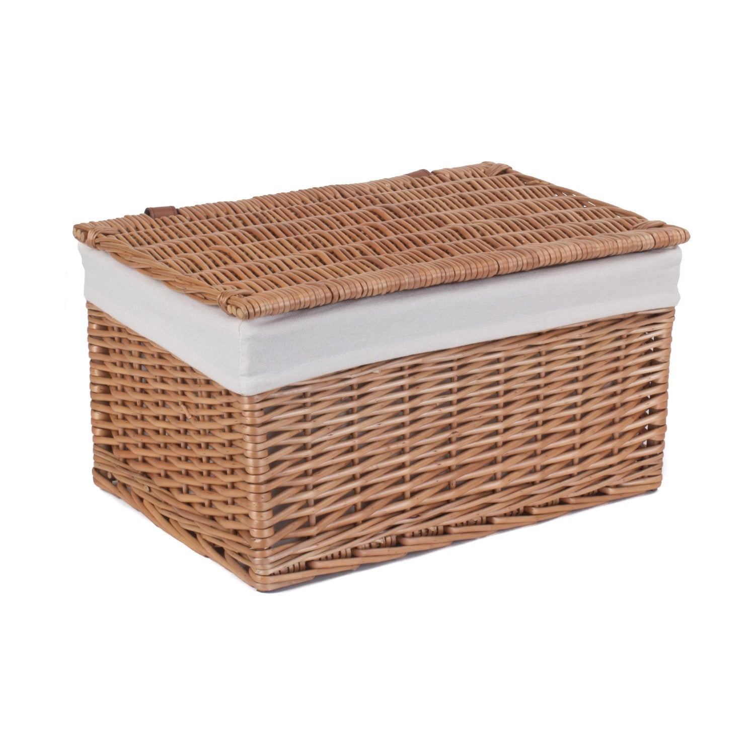 Double Steamed Storage Willow Hamper with White Lining Set 3 - REGN