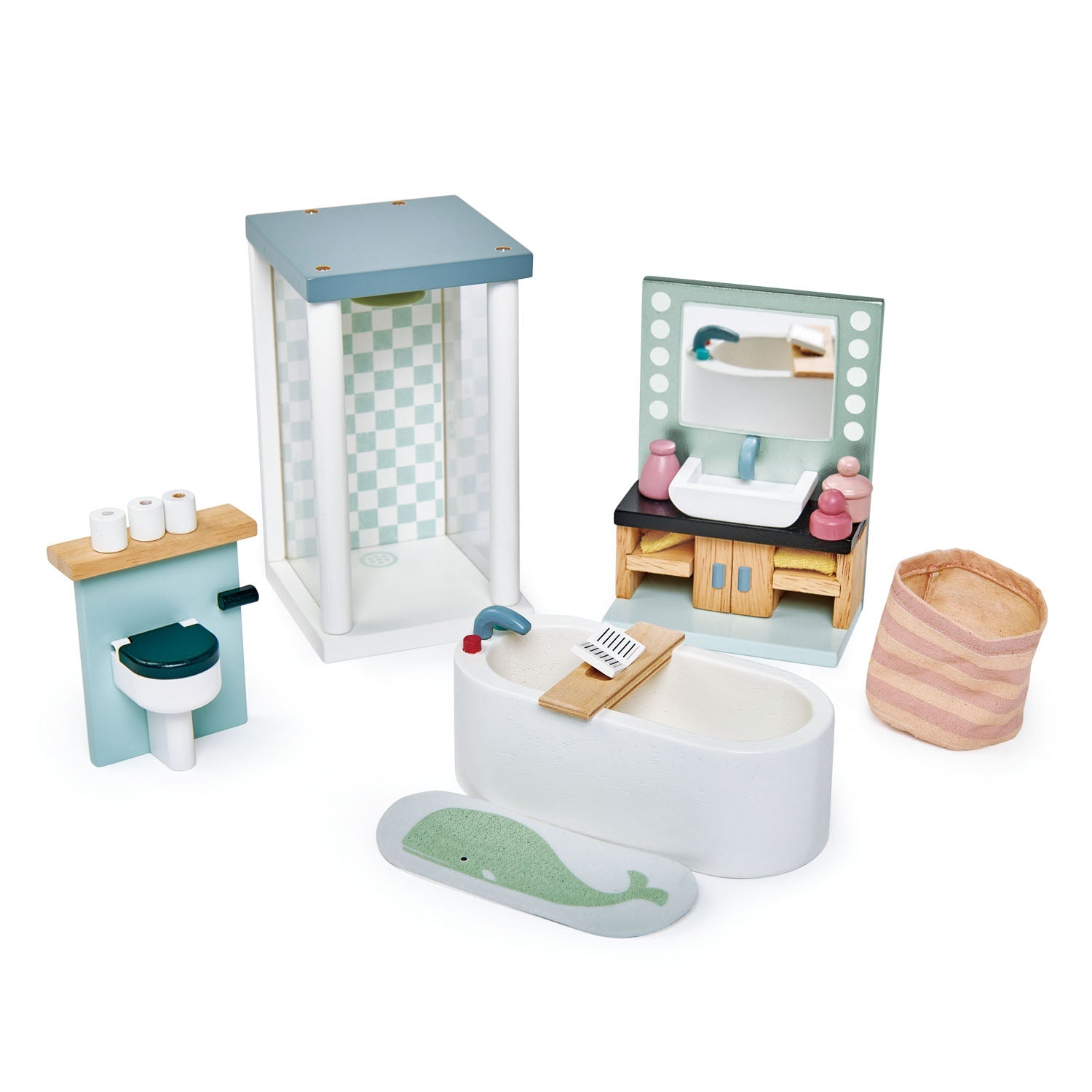 Dovetail Bundle (Dovetail House, Doll Family, 5 Room Sets) - REGN