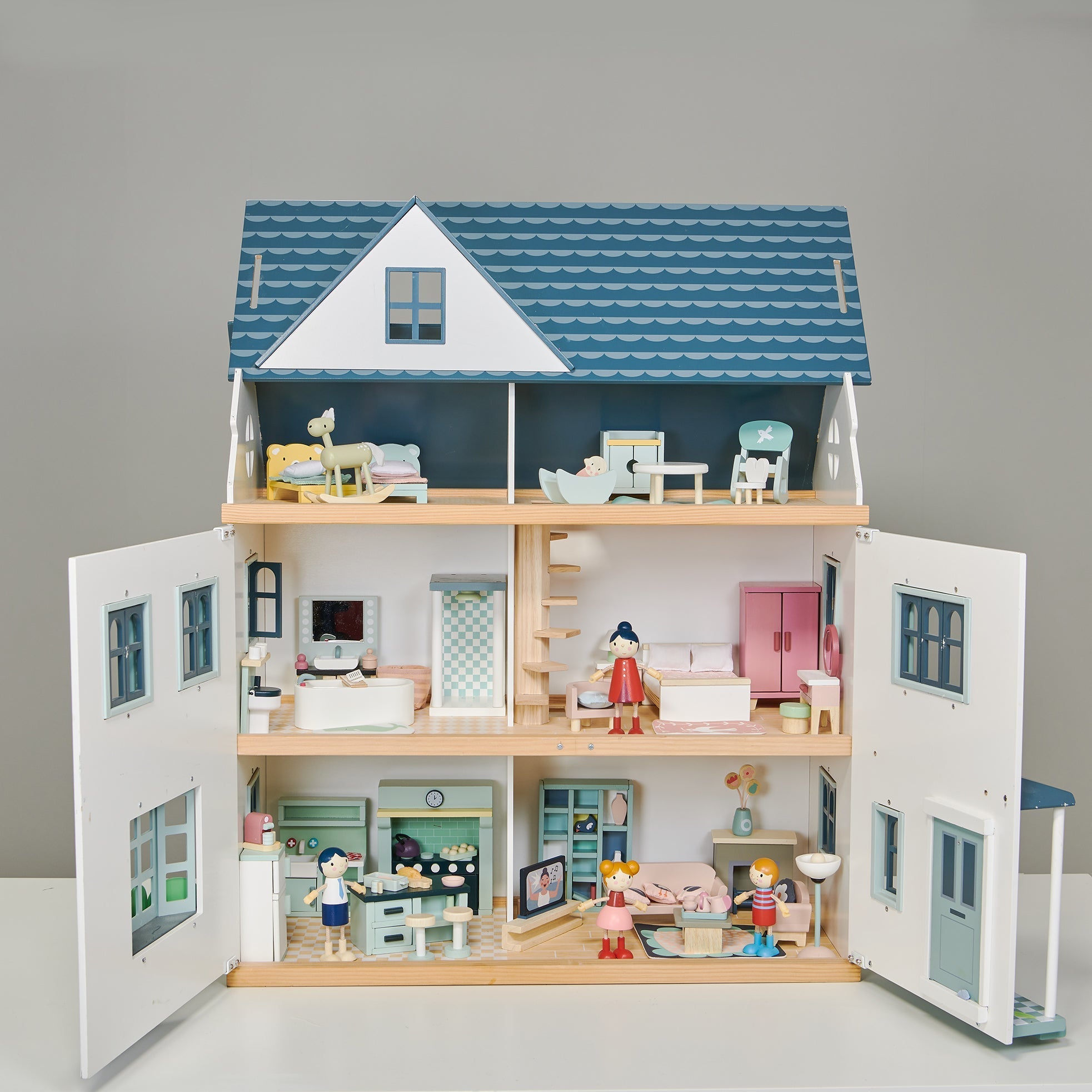 Dovetail Bundle (Dovetail House, Doll Family, 5 Room Sets) - REGN