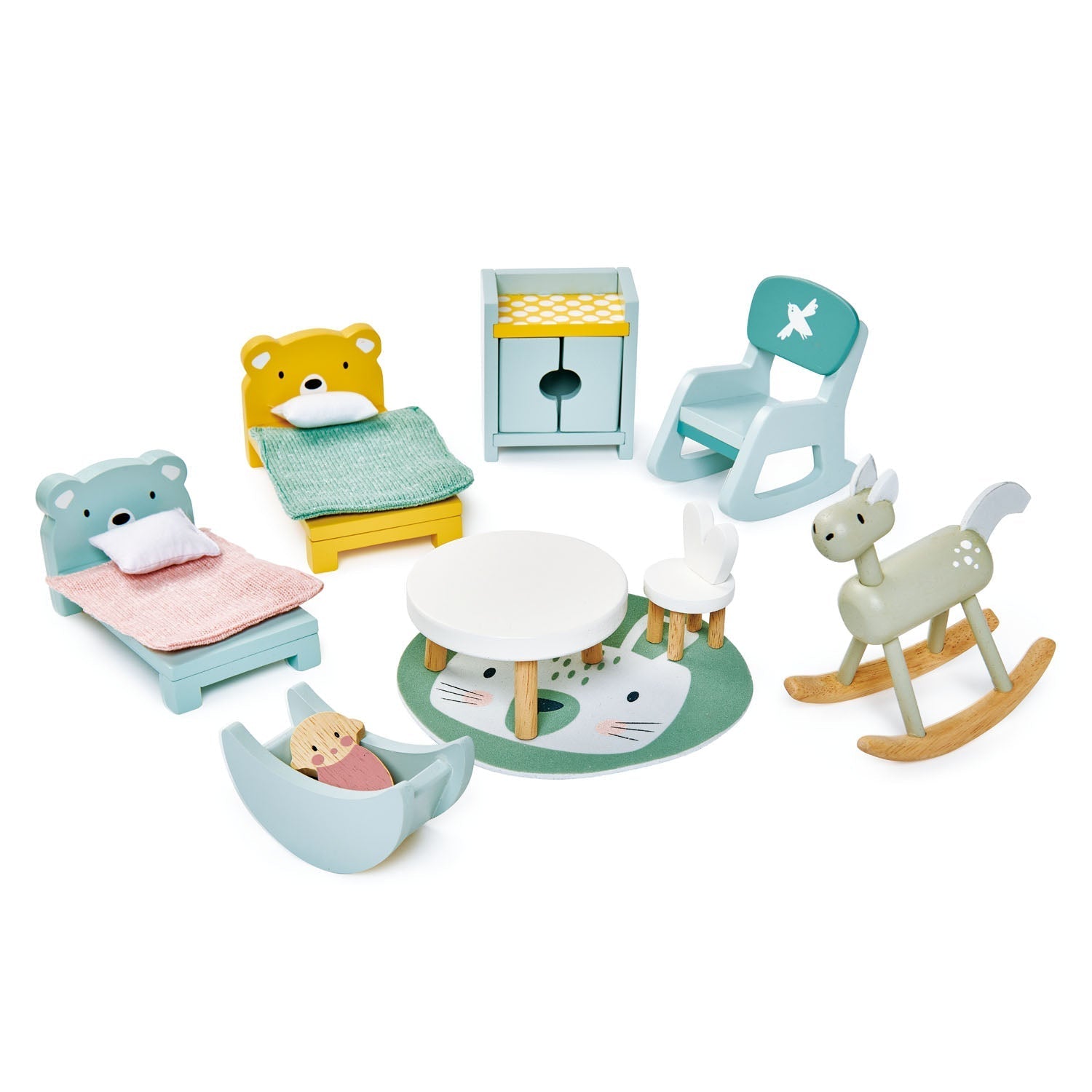 Dovetail Bundle (Dovetail House, Doll Family, 5 Room Sets) - REGN