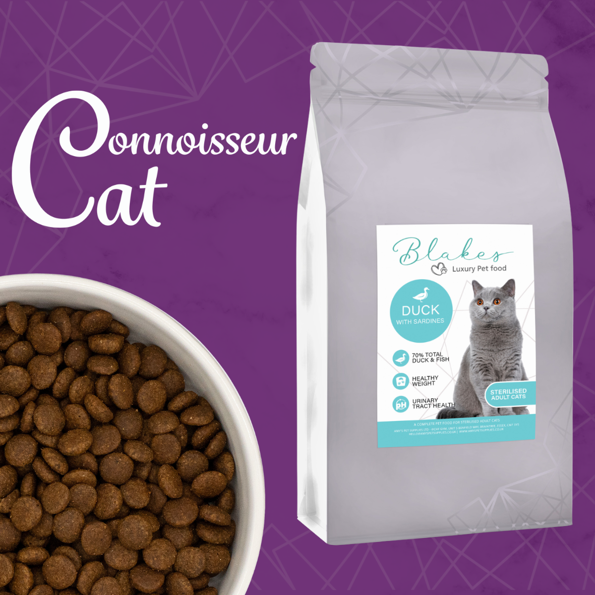 Blake’s Luxury Pet Food – Connoisseur Cat Food