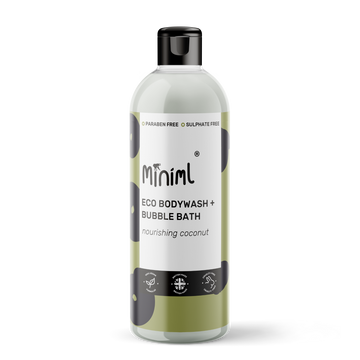 Coconut Body Wash – 500ml Sulphate-Free Cleanser & Bubble Bath