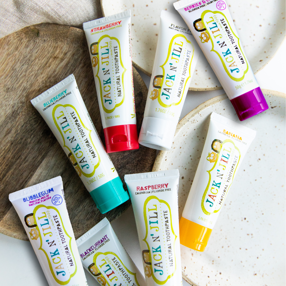 Jack N’ Jill Natural Berries & Cream Toothpaste for Babies & Kids - 50g