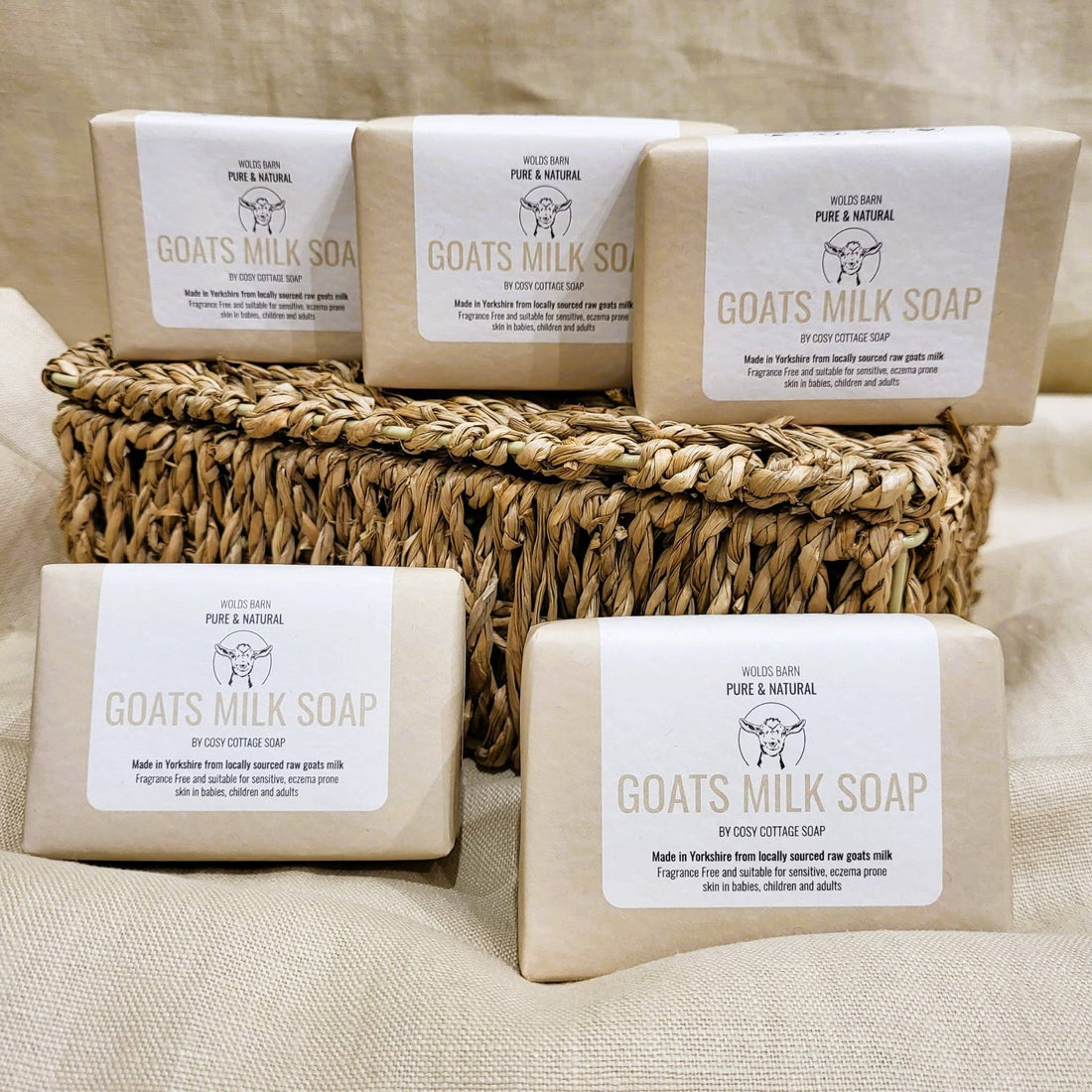 Goats Milk Soap – Natural Gentle Bars for Babies, Children & Adults
