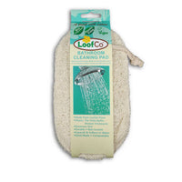 LoofCo Bathroom Cleaning Pad – Natural Loofah Scrubber for Surfaces