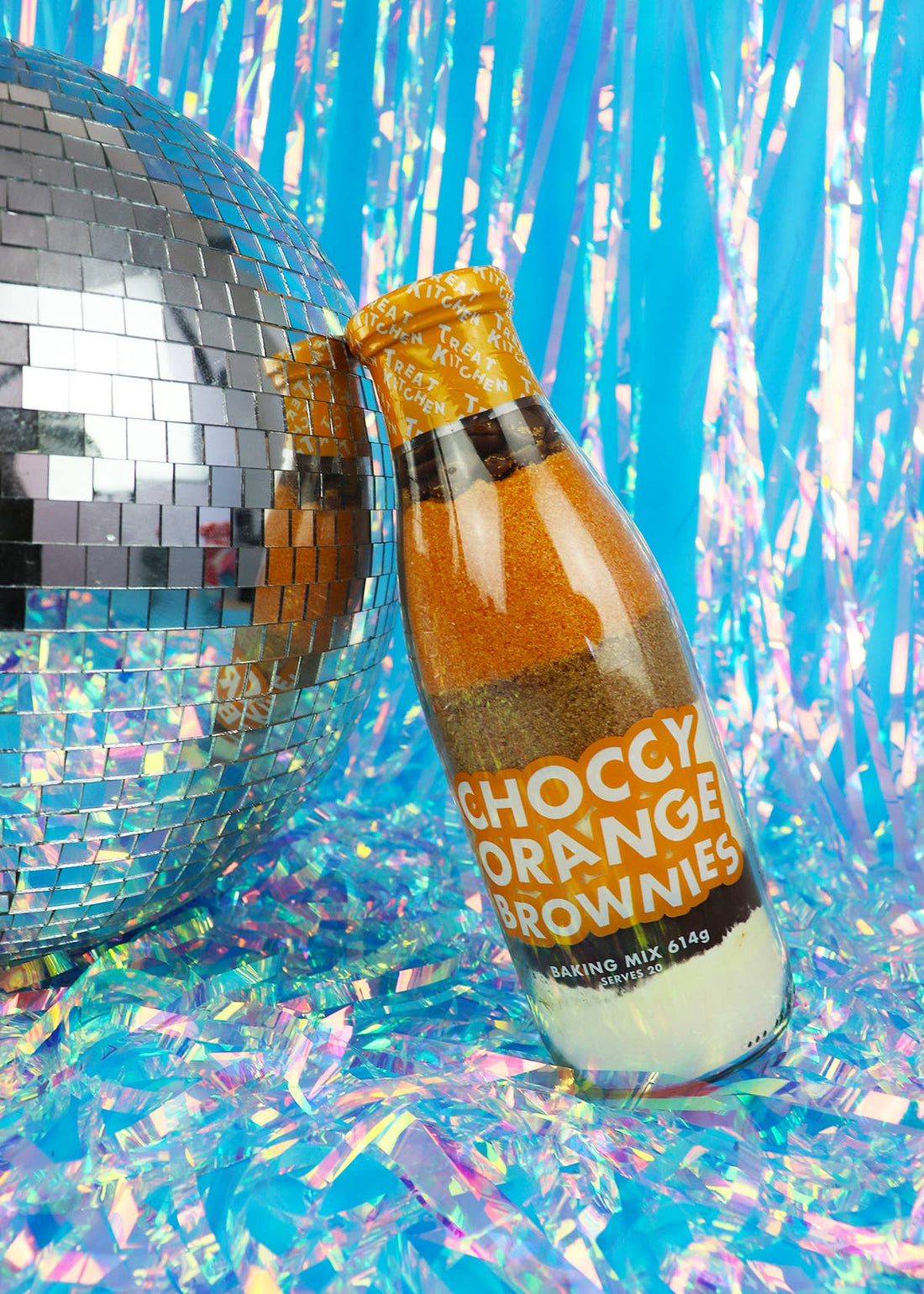 Chocolate Orange Brownie Baking Bottle – Easy Baking Mix