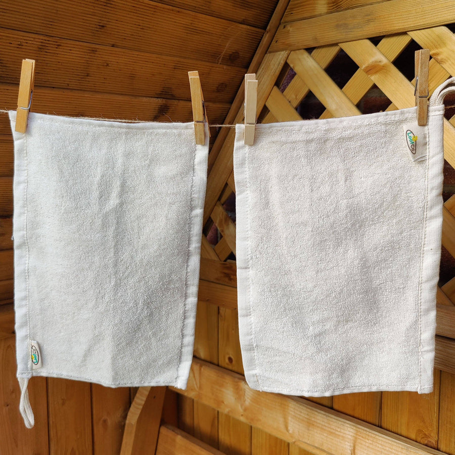 LoofCo Kitchen Cloths 2-Pack – Sustainable Egyptian Cotton Cleaning Cloths