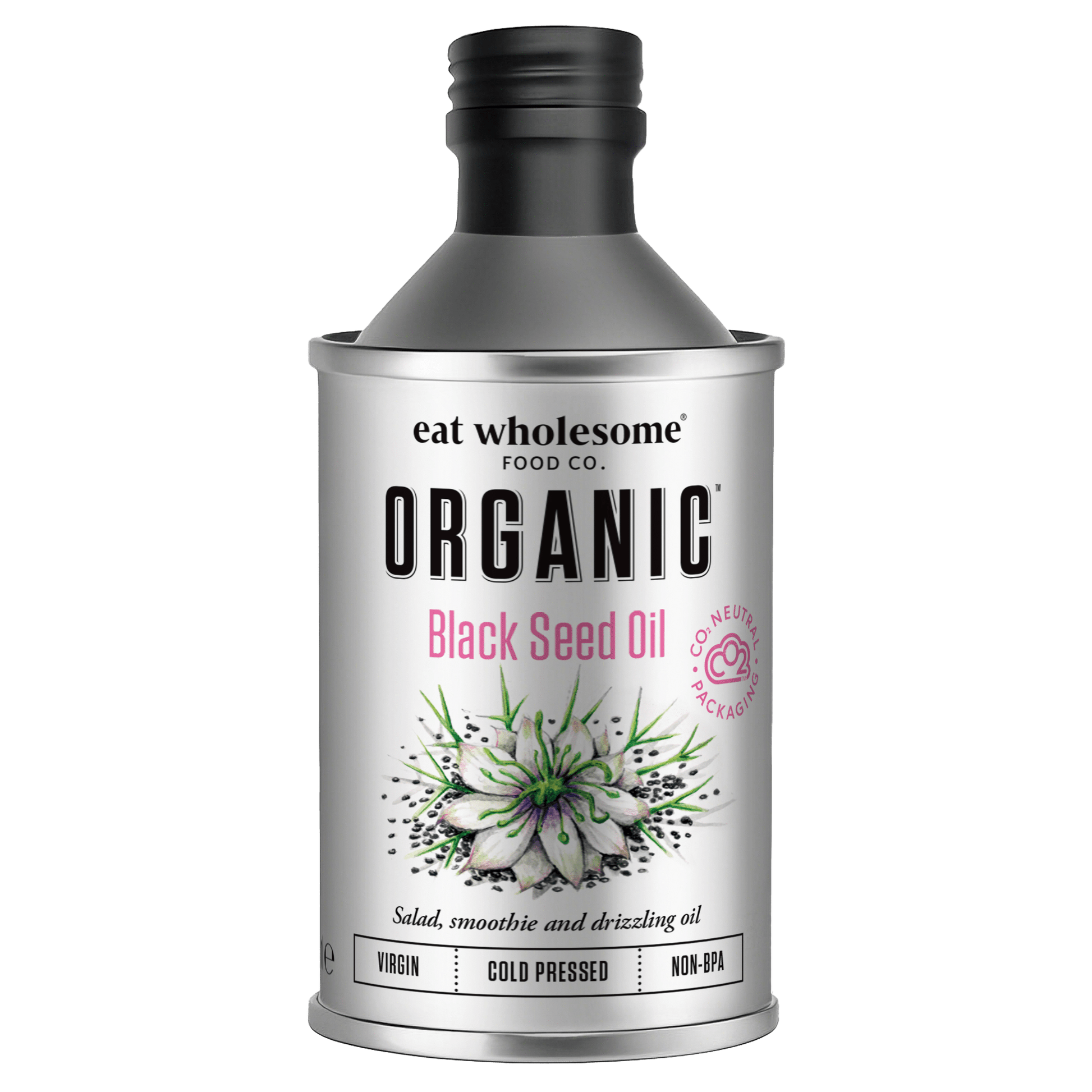 Eat Wholesome Organic Black Seed Oil 250ml | Cold-Pressed - REGN
